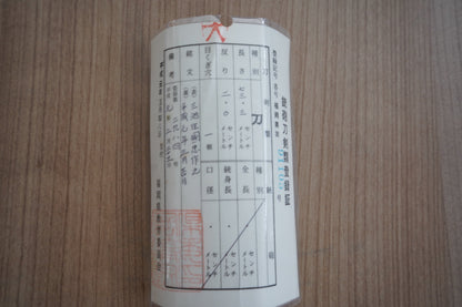 人気刀｜三池住國忠  二尺四寸二分  打刀拵入